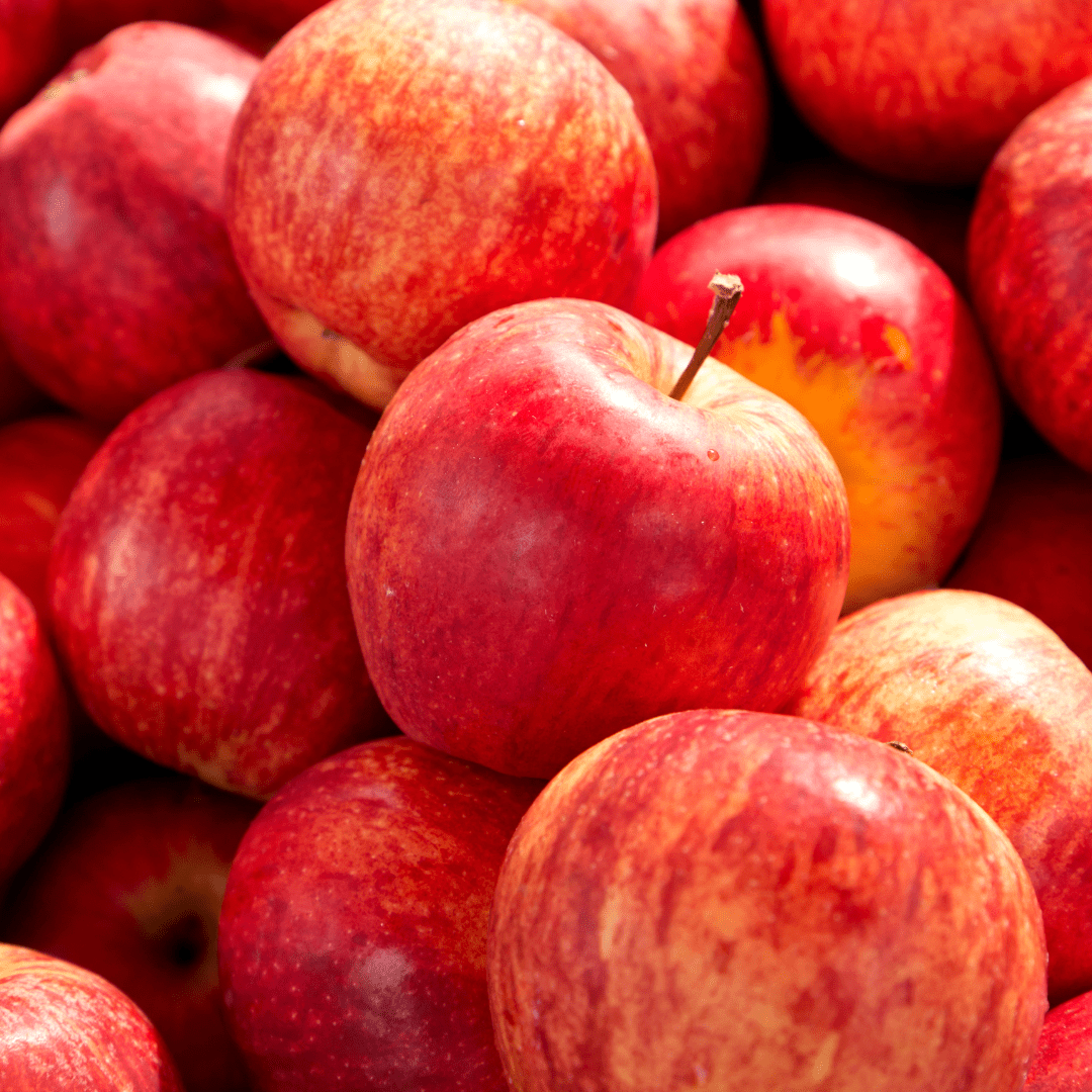 a few red gala apples