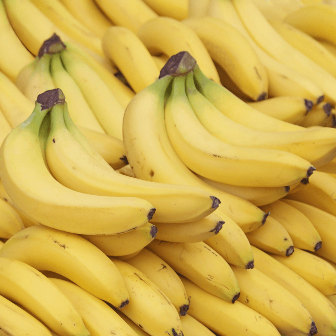 a bunch of ripe bananas