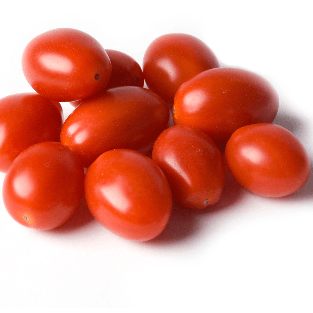 red plummy tomatoes