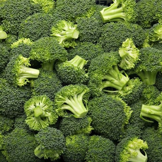 a bunch of green broccoli