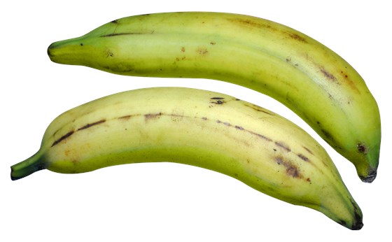 two green plantains