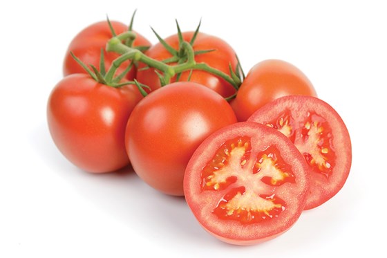 six slicing juicey tomatoes